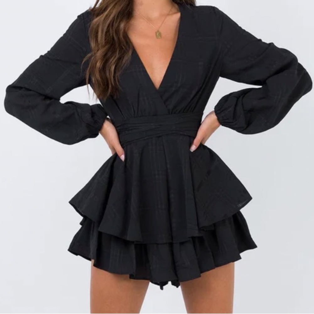 String of Stars Romper Princess Polly
